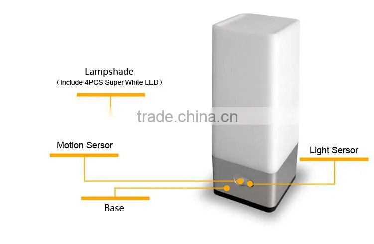(120459) Indoor 3*AAA led light with sensor for children