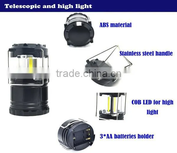 (1500408) New Gneration COB LED 140LM Powerful ABS Outdoor Lantern for Camping Season