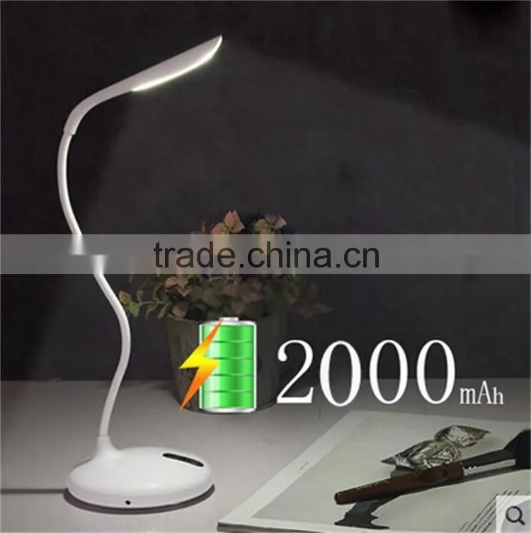 Rechargeable Flexible LED Table light Reading lamp JK-853R Book lamp Night light Gift light