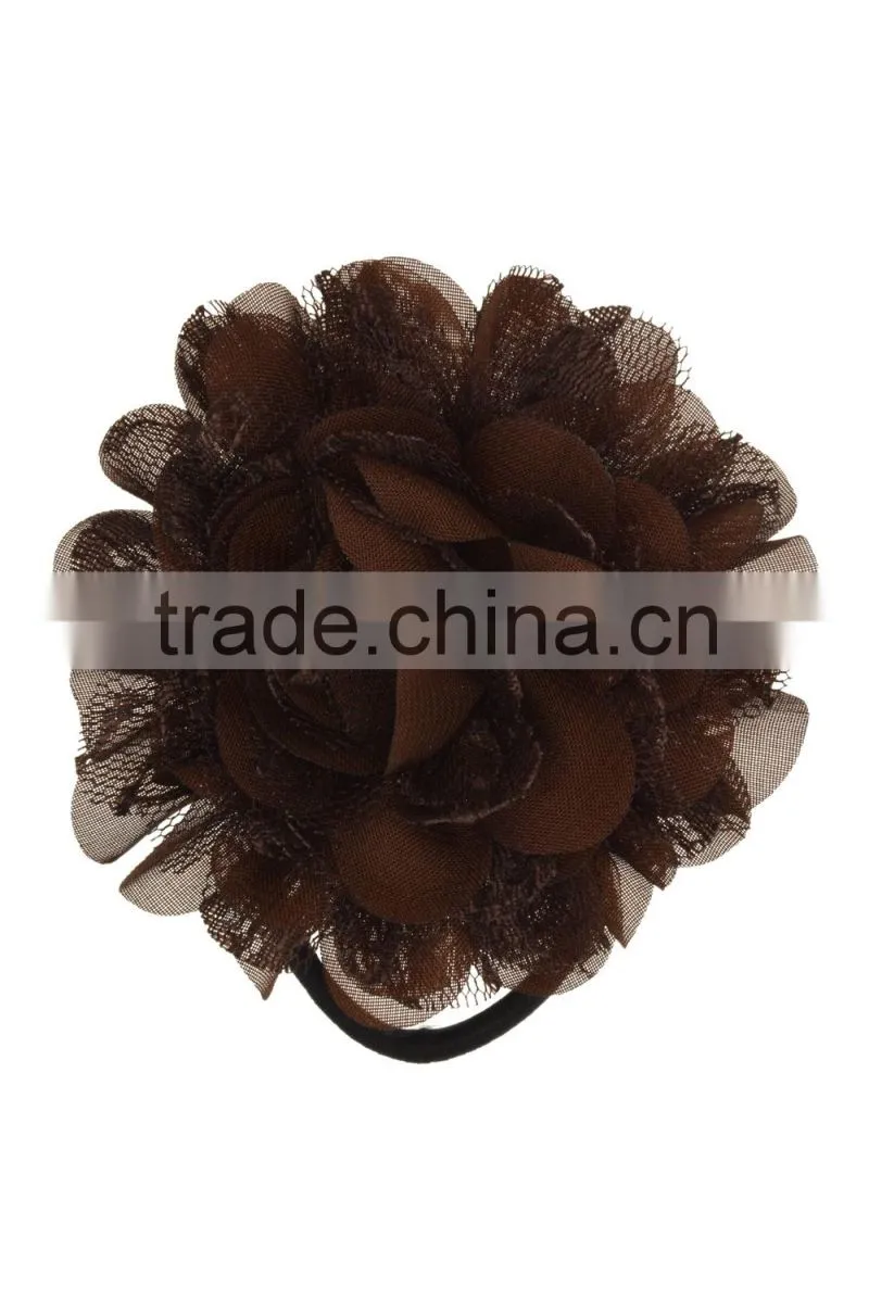 Organza Lace Flower Elastic/Hair Ties
