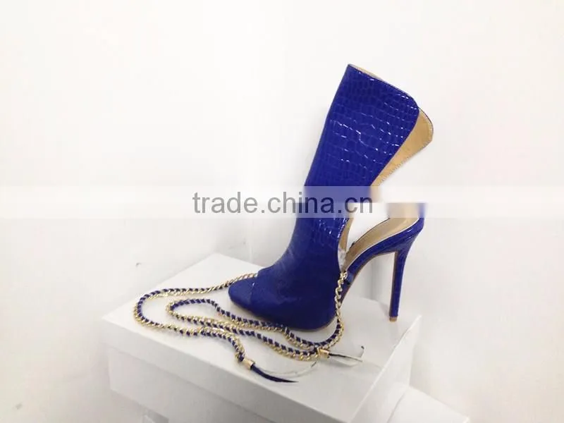 China Manufacturers Top Quality Wedge Sandals Shoes Low Price Women Leather Sandal Boots