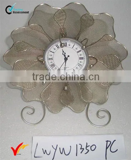 Beautiful metal wall clock