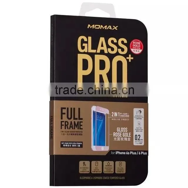 MOMAX Anti-Scratch 2 in 1 Tempered Glass Full Screen Protector For iPhone 6plus/6s plus 5.5 MT-5052