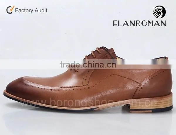 2016 china men shoes manufacturer genuine lether shoes factory price