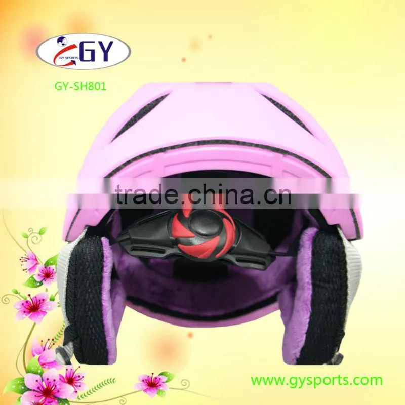 gloss/matte skiing helmet snowboard helmet with colorful shell