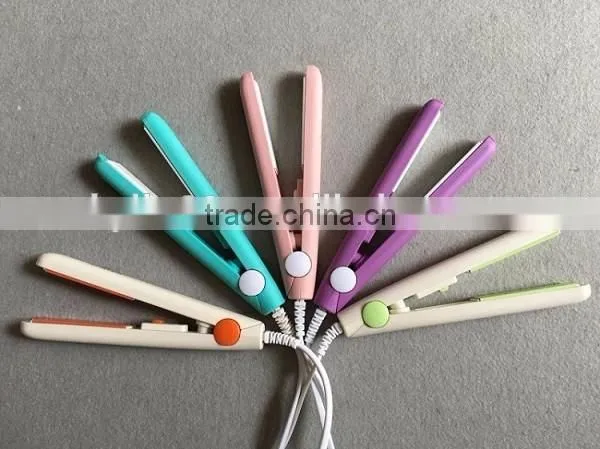 New Arrival Mini Electric Flat Iron Hair Straightener