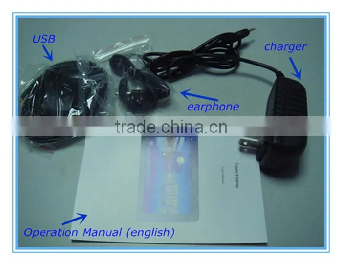 android mid tablet pc manual 7 inch tablet pc themes 4GB with bluetooth 3g phone call