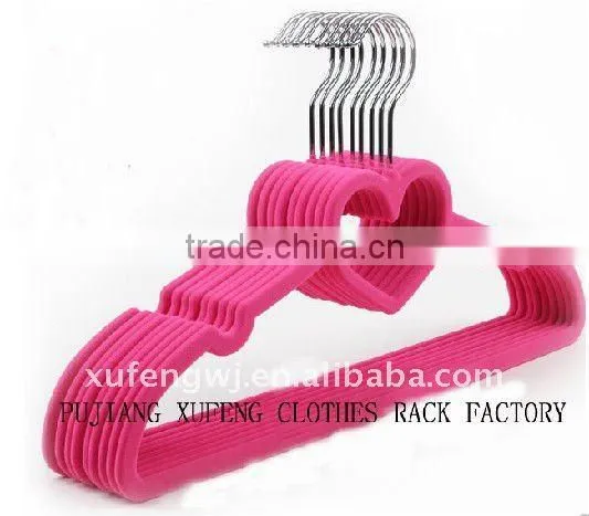 velvet flocked hanger