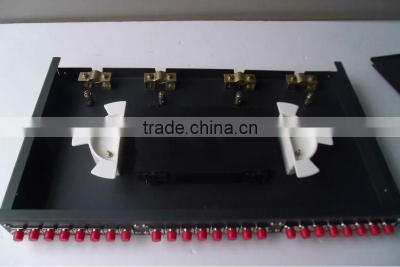 24 FC Cores Fixed rack mounting 1U Fiber Optical Distribution Frame(ODF)