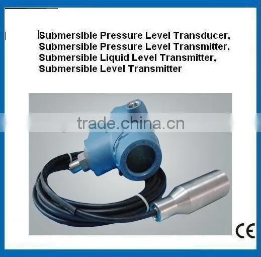 Sumbersible water level pressure transmitter with digita display and 4-20ma output