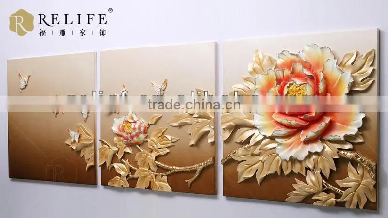 Best selling Factory wholesale yellow flowers oil painting/