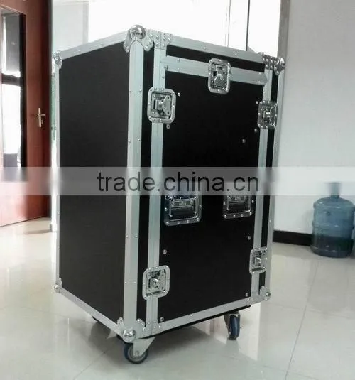 3 door 16U amp rack case / flight road case