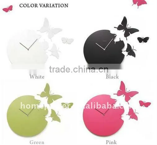 Butterfly clock wall supplier from China