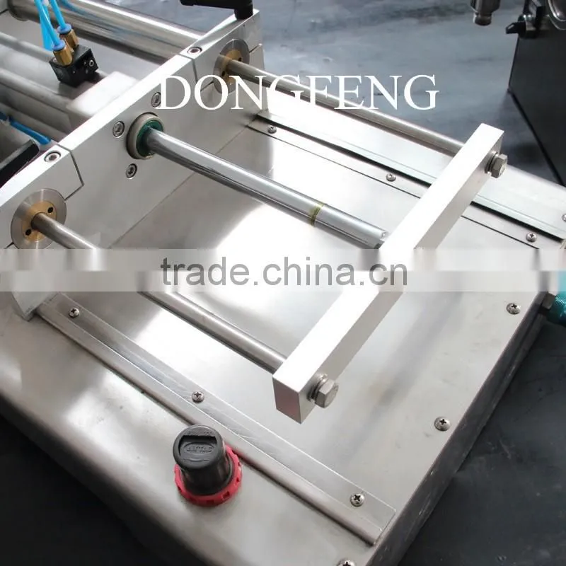 2016 SS304/316 semiautomatic double heads liquid filling machine-DLF