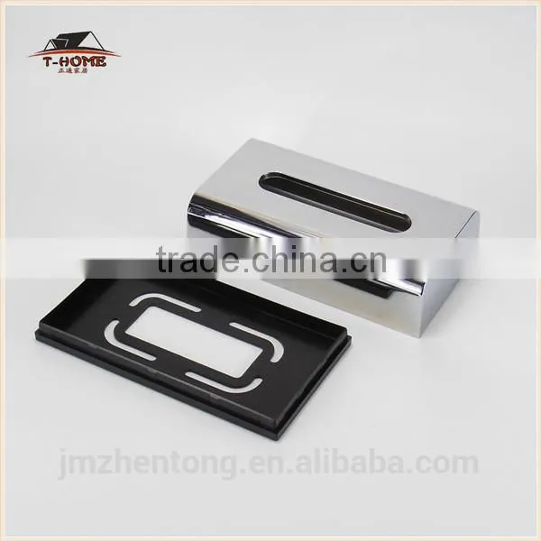 overflow preferential leather tissue box