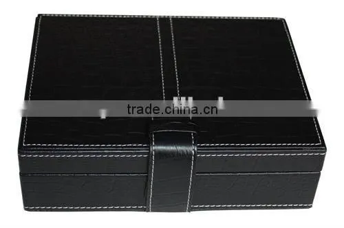 OEM Black leather jewelry box
