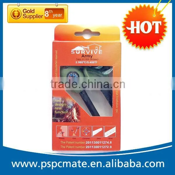 wood handle magnisum fire starter stick