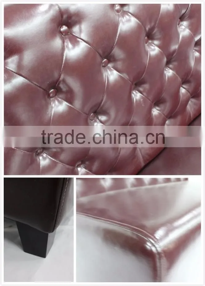 2016 Red leather double sofa