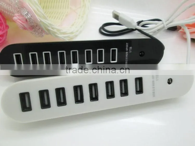 High speed 8 port usb hub spliter for PC laptop notebook