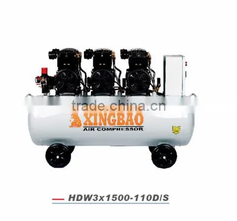 hot new product silent small size air compressor for machine HDW3x1500-110