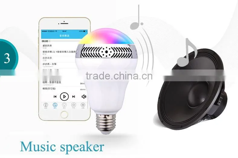 2016 new bulb custom design printed logo cheapest color changing led light bulb