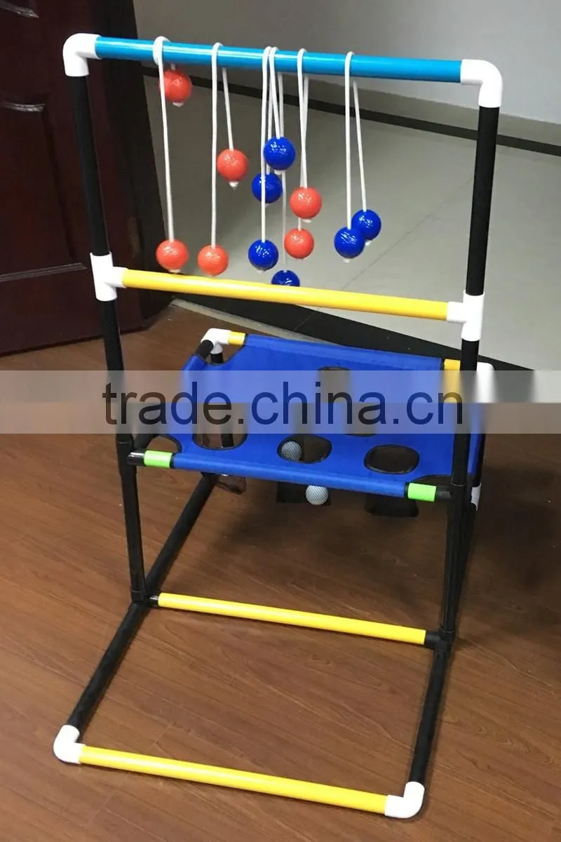 Hot selling 3 in 1 plastic toss and ladder game golf