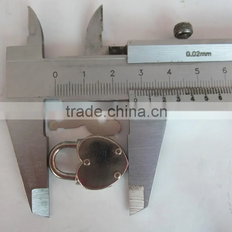 Fashionable Heart Shaped Mini Padlock With Keys For Wholesale Made In China