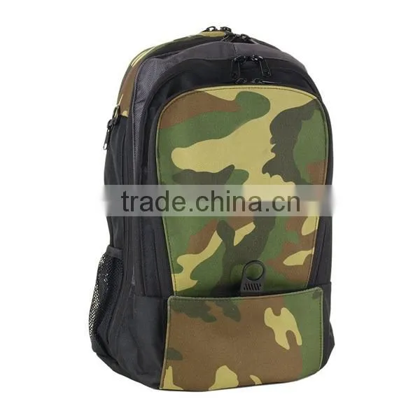 Camouflage Expandable Dad Gear Diaper Backpack Bag