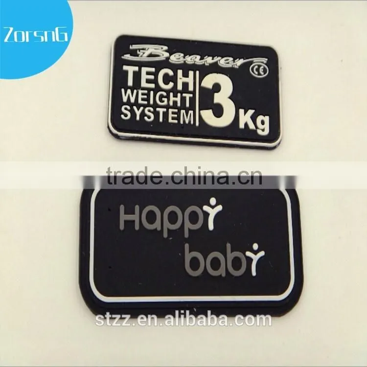 China High Quality Rubber Patch Logo For Suitcase