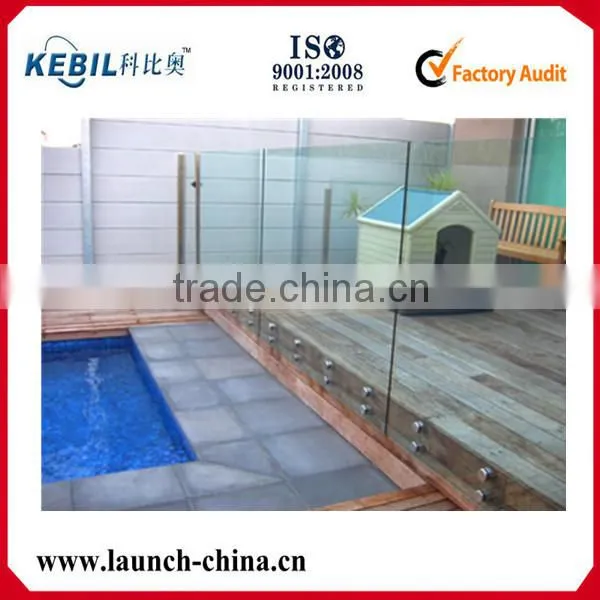 stainless steel M10 wall mounted sign standoff for balcony glass railing design