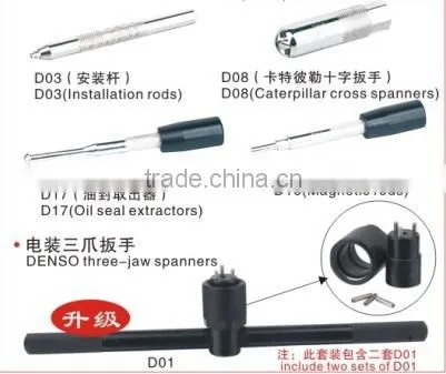 2016 new common rail injector disassemble tools kit 37 kits