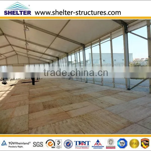 Zhuhai glass outdoor tent for sale 15*45m
