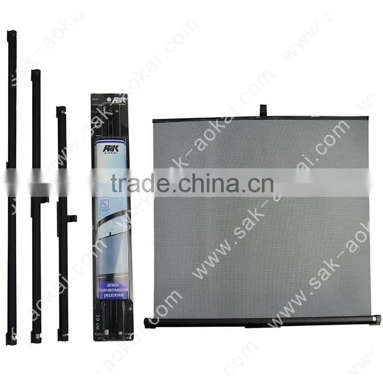Polyester mesh fabric material and side window car sunshades roll up sunshades