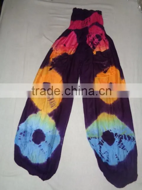hand tie dye indian harem pants new 2014 models