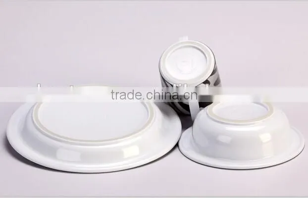 Lovely design children microwave safe plastic dinner set