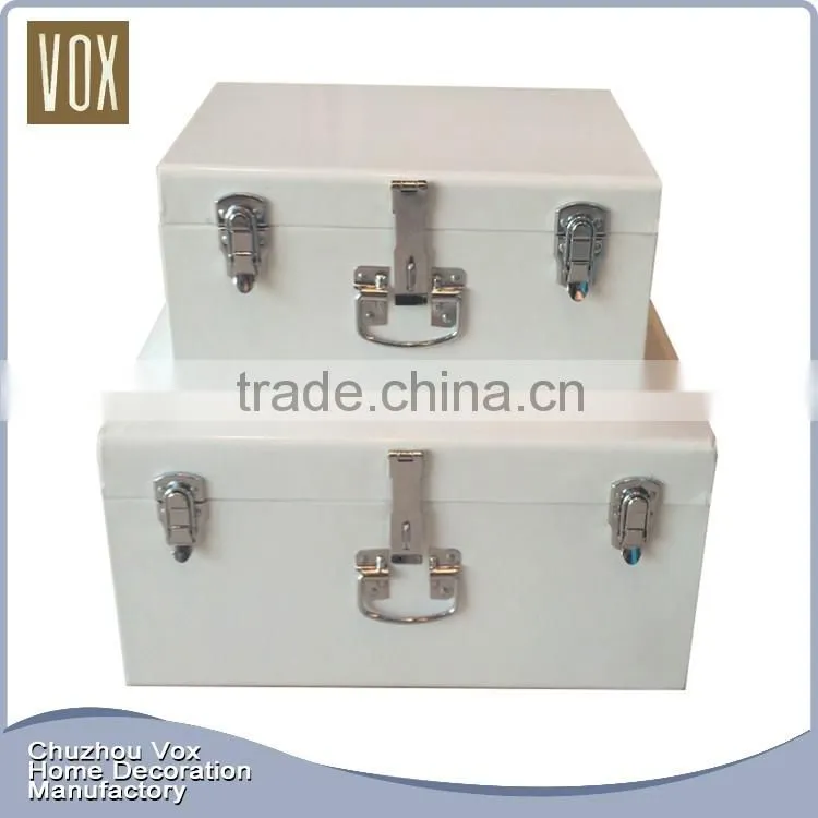 2016 Latest Design High Quality Fashion Metal Large Metal Storage Box