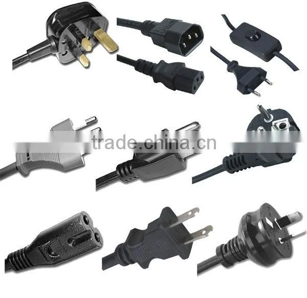 Brazil power cord plug for printer UL CE ROHS 1264