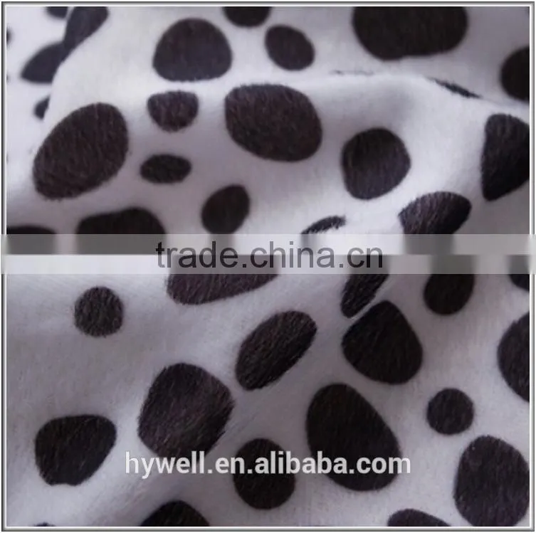 100% Polyester velboa plush fabric