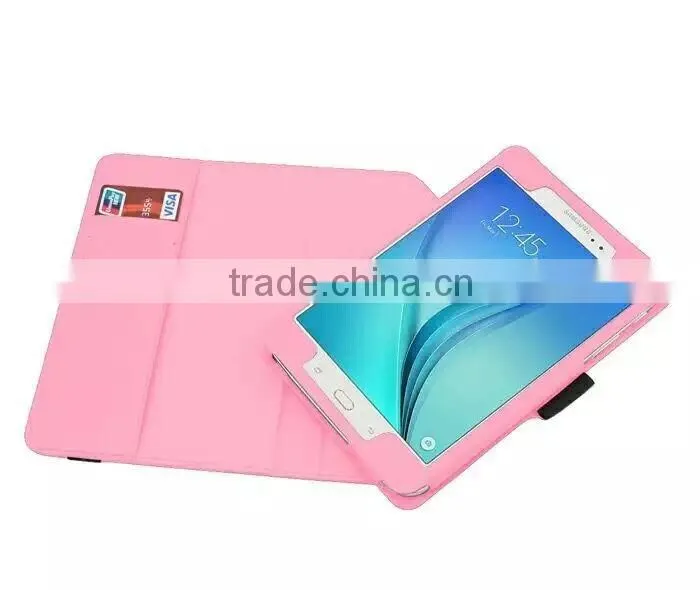 New product in China For Samsung galaxy Tab A 8.0 rotation pattern design leather case with stand