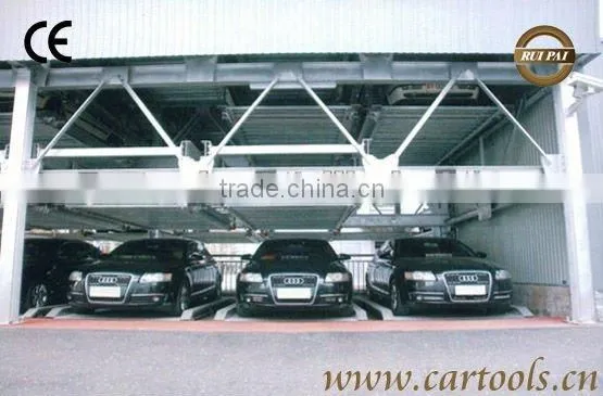 Smart multilayer puzzle parking system