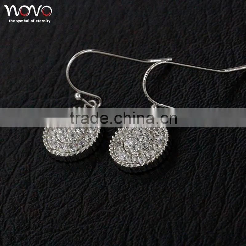 Hot selling fashion brass earrings