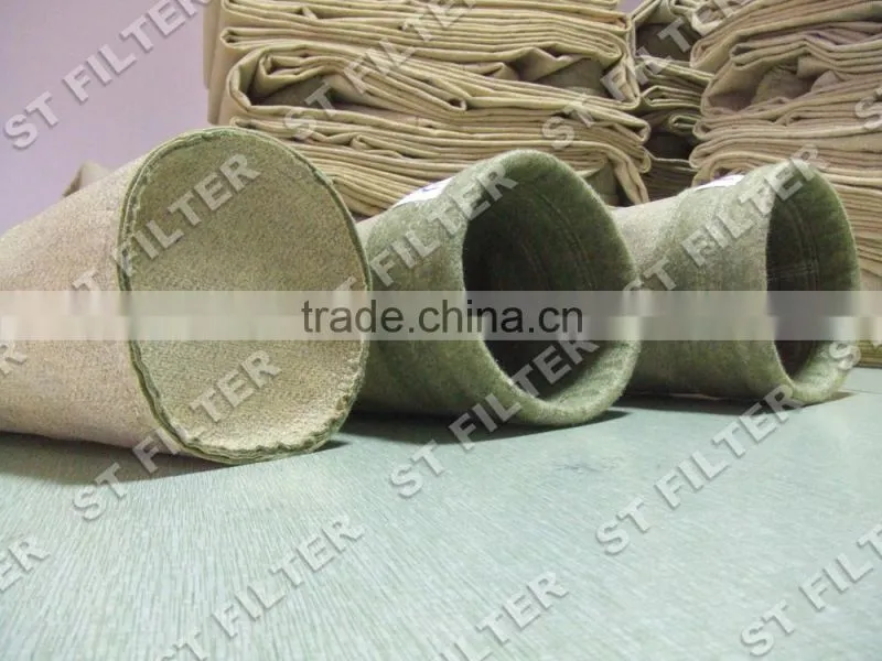 P84 with PTFE membrane filter bag