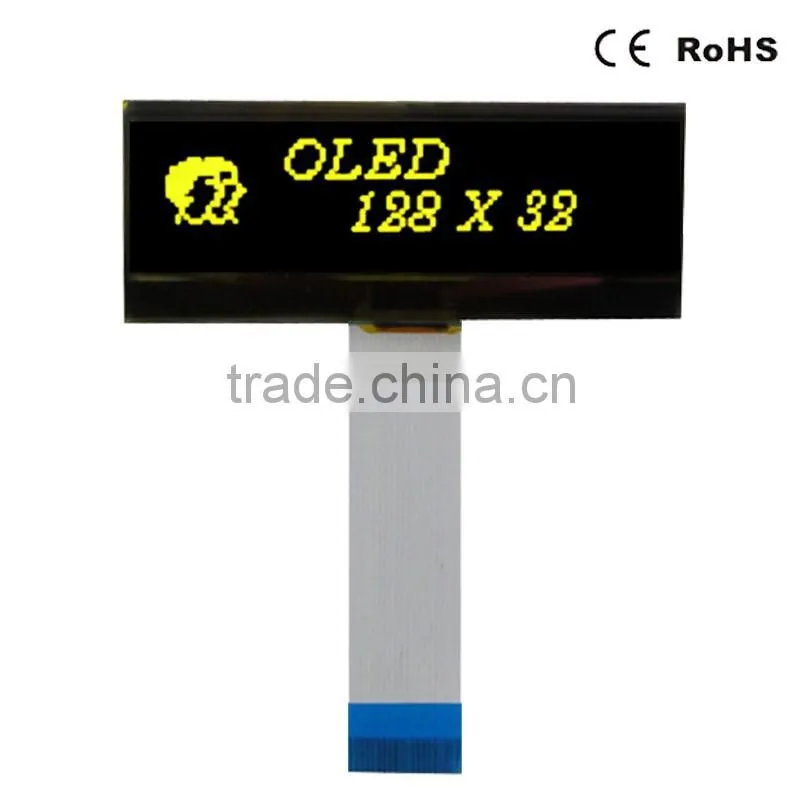 OLED type 128x32 Graphic yellow LCD display SPI /I2C SSD1311
