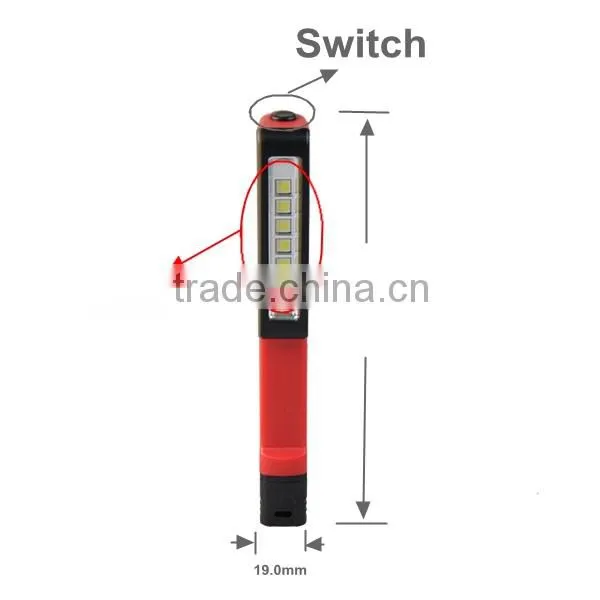 Hot seller LED Work Pen Light With Clip And Magnet