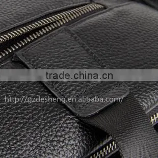 Promotional mens genuine leather bag