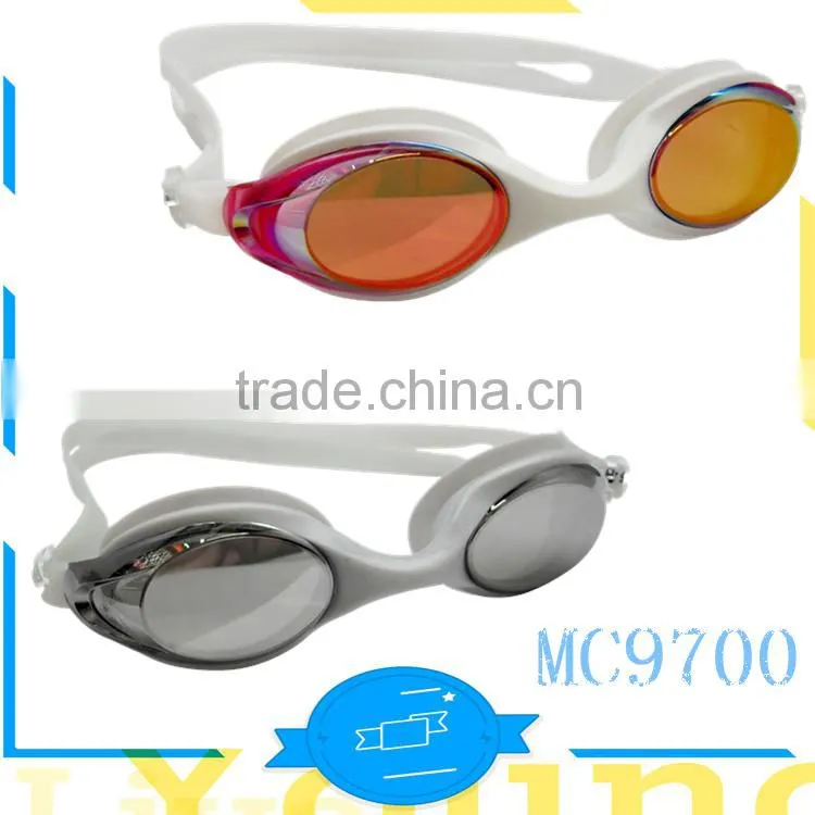 Antifog Plating Lens UV Protection Best Waterproof Cute Swim Goggles