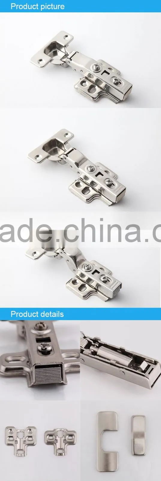 Stainless steel hinge hydraulic