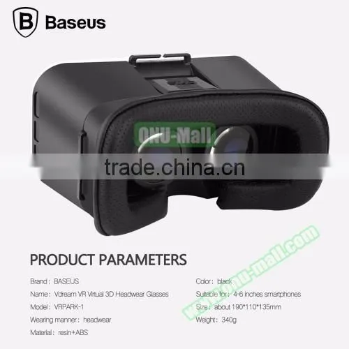 New Listing 3D VR Headwear Glasses for 4.0 to 6.0 inch Smartphones, Virtual Reality Box