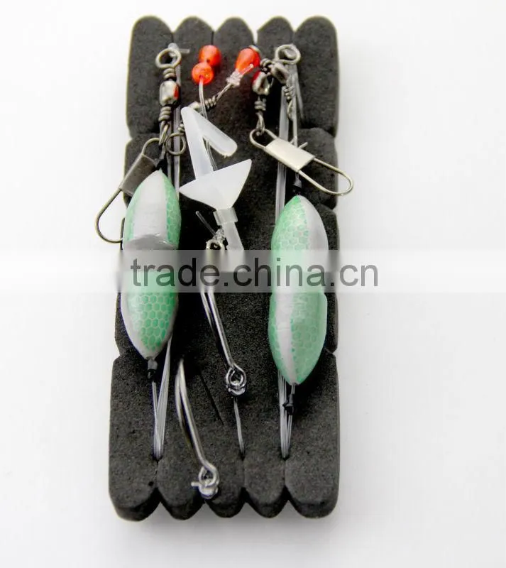 surfcasting rig pulley bullet float rig two trace