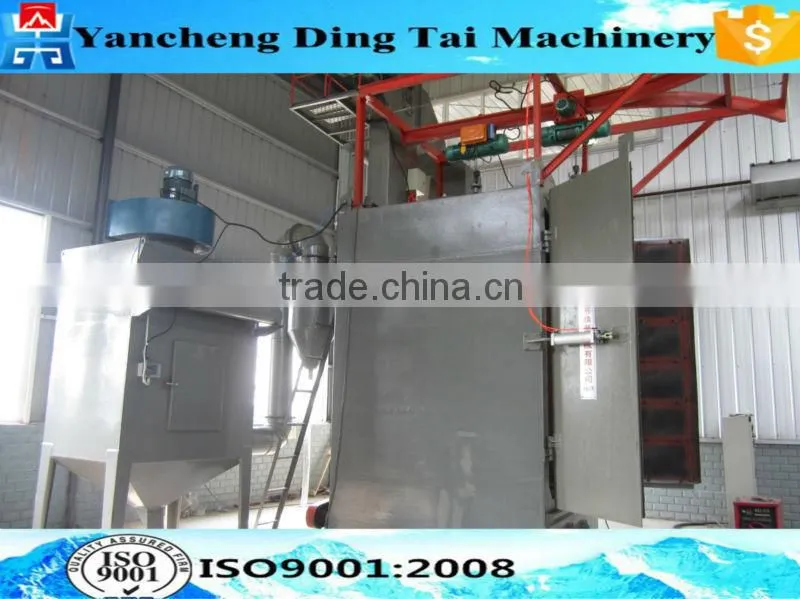 Q3730 double hook type shot blasting equipment for frame rust removal/shot peening machine
